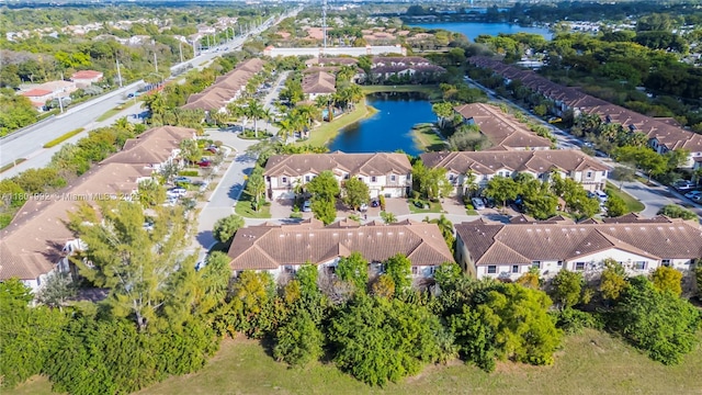 6973 Broadland Way, Coconut Creek, FL 33073 - aerial view of residential area with a large body of water