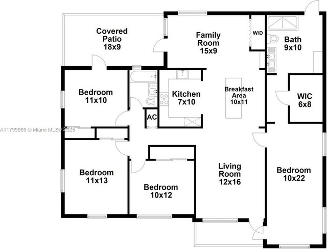 5410 SW 2nd St, Miami, FL 33134 - room layout