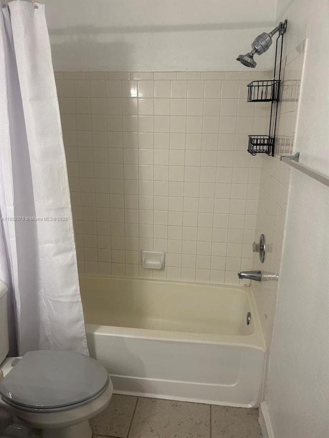 3310 N Pinewalk Dr N Unit 1814, Margate, FL 33063 - full bathroom with tile patterned flooring and shower / bath combination with curtain