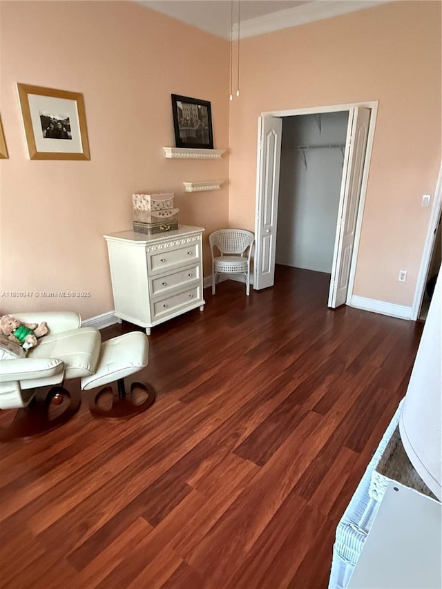 8943 NW 174th St, Hialeah, FL 33018 - sitting room with wood finished floors and baseboards