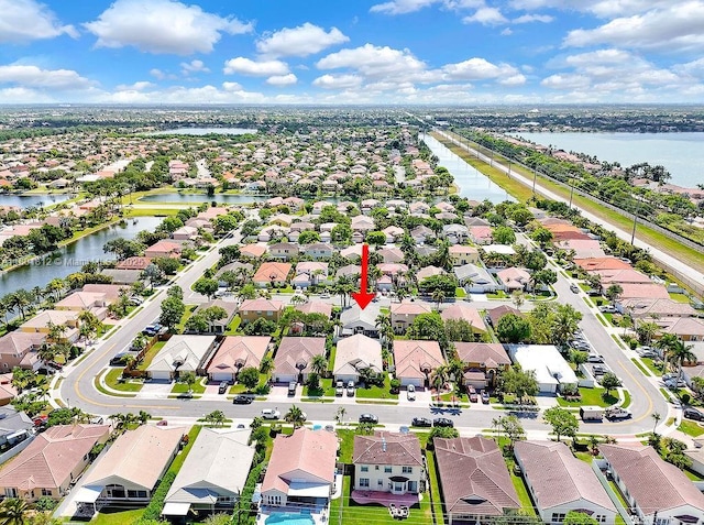 1550 SW 194th Ave, Pembroke Pines, FL 33029 - aerial view of residential area featuring a large body of water