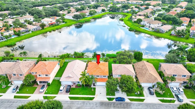 6381 Willoughby Cir, Lake Worth, FL 33463 - aerial perspective of suburban area featuring a nearby body of water
