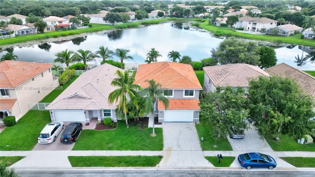 6381 Willoughby Cir, Lake Worth, FL 33463 - aerial perspective of suburban area with a nearby body of water