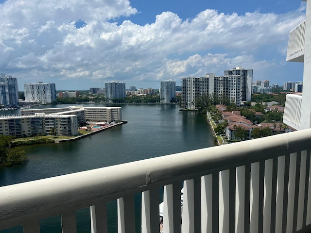 water view with a skyline view