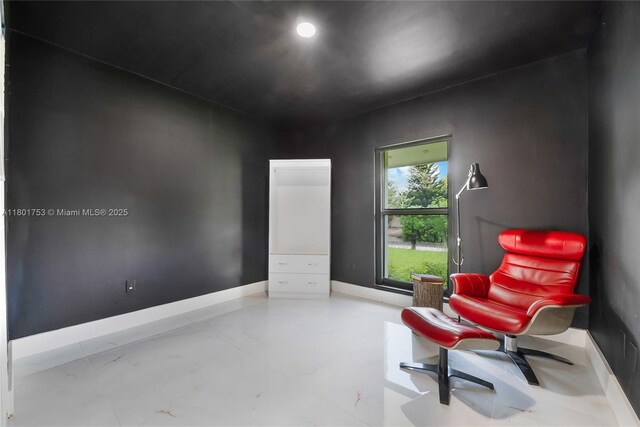 8840 SW 181st Ter, Palmetto Bay, FL 33157 - sitting room featuring baseboards and recessed lighting