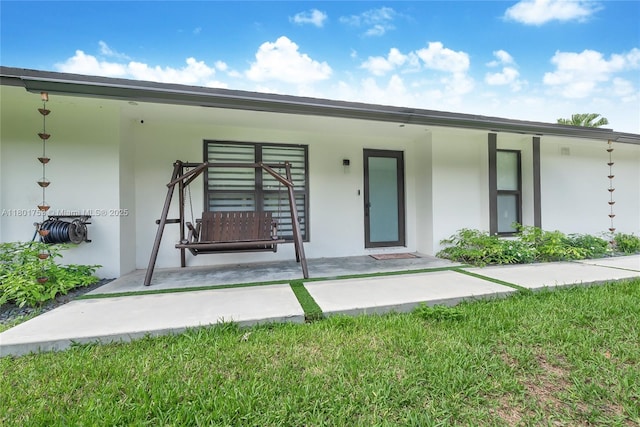 8840 SW 181st Ter, Palmetto Bay, FL 33157 - property entrance with stucco siding and covered porch