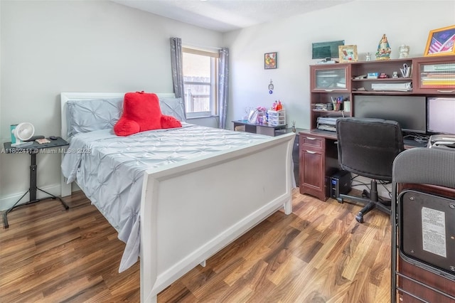 15763 SW 82nd St, Miami, FL 33193 - bedroom with light wood-style floors and an office area