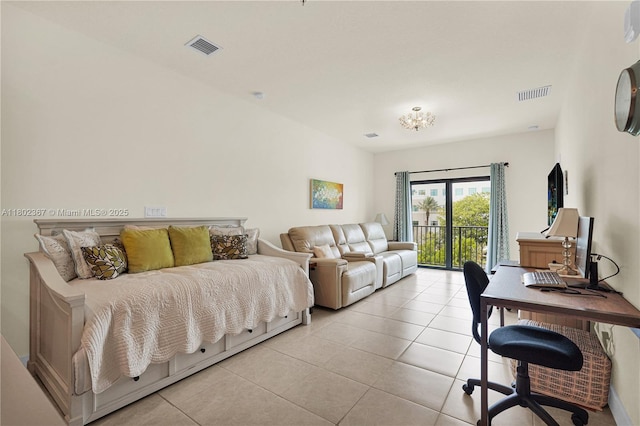 8301 NW 41st St Unit B-303, Doral, FL 33166 - living room with light tile patterned floors and a desk