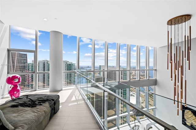 851 NE 1st Ave Ph 5401, Miami, FL 33132 - balcony featuring a city view and a water view