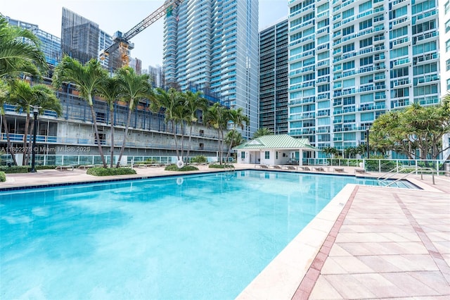 31 SE 5th St Unit 1603, Miami, FL 33131 - community pool featuring a city view