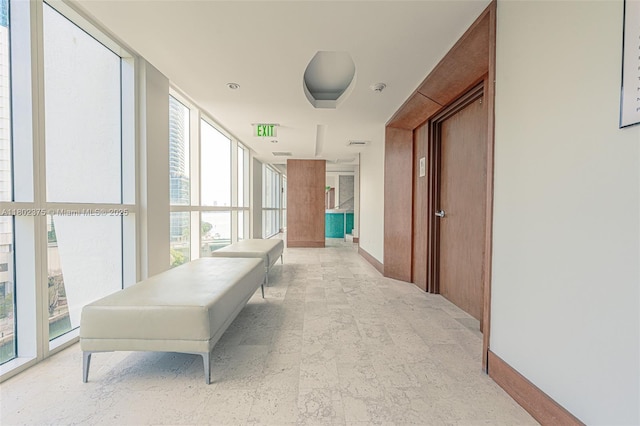 31 SE 5th St Unit 1603, Miami, FL 33131 - corridor with baseboards