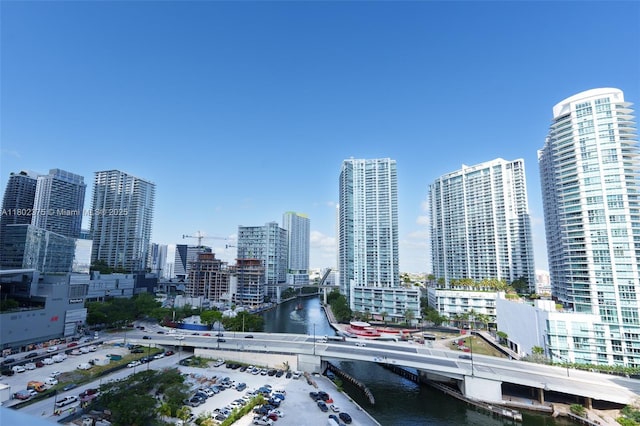 31 SE 5th St Unit 1603, Miami, FL 33131 - view of city featuring a notable bridge and a nearby body of water