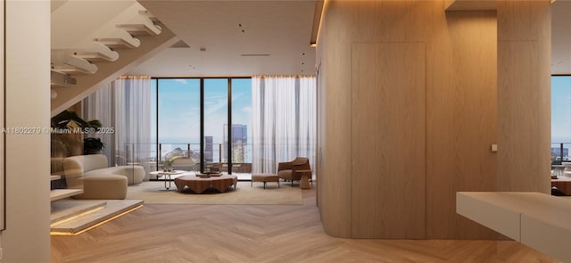 1000 Brickell Plz Unit Uph6201, Miami, FL 33131 - community lobby with expansive windows