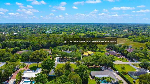 5530 SW 195th Ter, Southwest Ranches, FL 33332 - bird's eye view of a forest