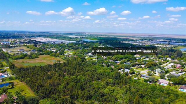 5530 SW 195th Ter, Southwest Ranches, FL 33332 - aerial view of property's location with a large body of water
