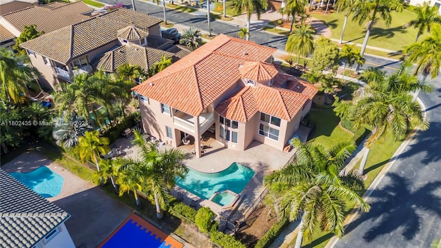18900 SW 32nd Ct, Miramar, FL 33029 - aerial view of property and surrounding area with a pool