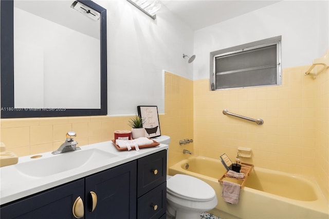 5706 NW 81st Ave, Tamarac, FL 33321 - bathroom with toilet, shower / bath combination, and vanity