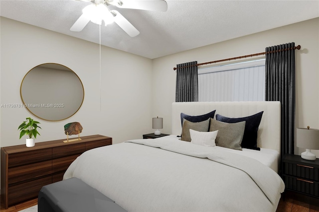4216 NW 52nd Ave, Lauderdale Lakes, FL 33319 - bedroom featuring wood finished floors and ceiling fan
