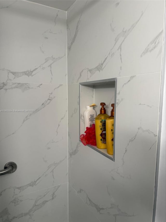 1720 NW N River Dr Unit 203, Miami, FL 33125 - bathroom view of a marble finish shower