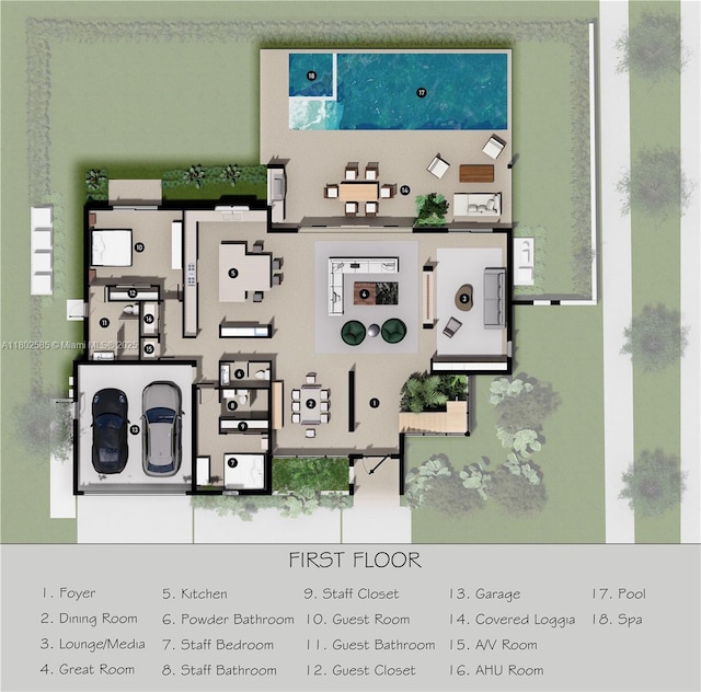 floor plan / room layout