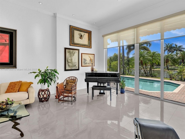 3230 SW 194th Ter, Miramar, FL 33029 - living area featuring ornamental molding
