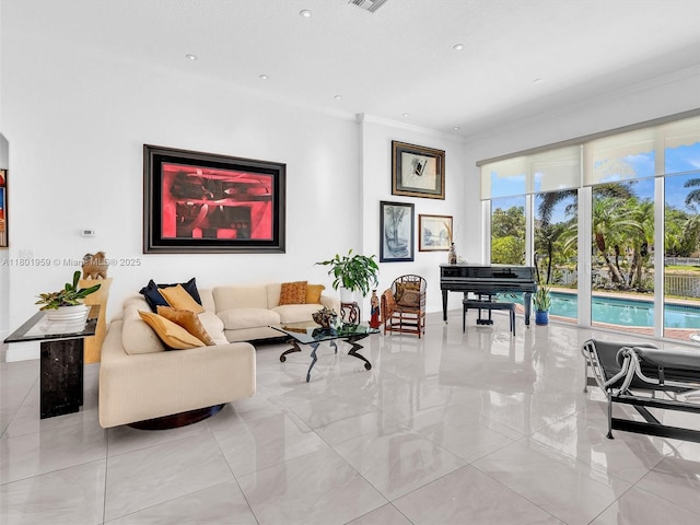 3230 SW 194th Ter, Miramar, FL 33029 - living room with crown molding