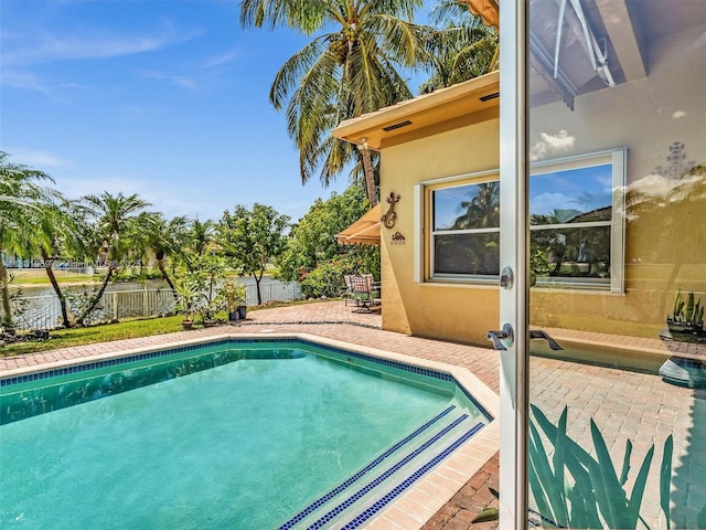 3230 SW 194th Ter, Miramar, FL 33029 - view of pool with a patio area and a fenced backyard