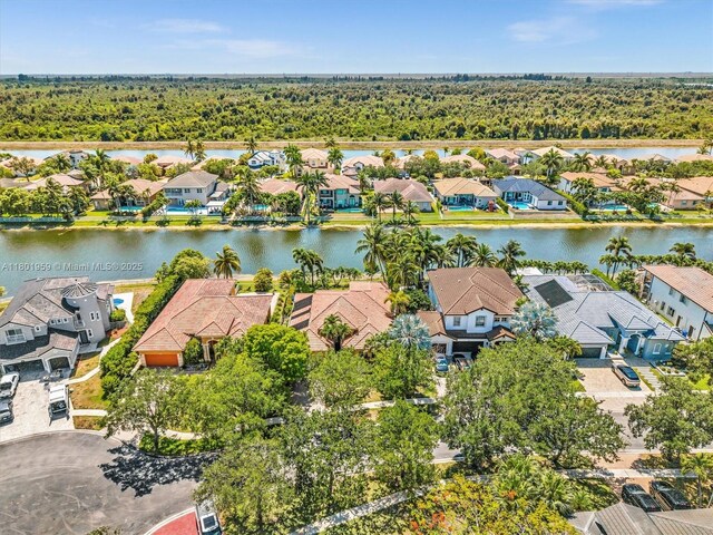 3230 SW 194th Ter, Miramar, FL 33029 - aerial perspective of suburban area featuring a nearby body of water