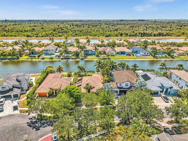 3230 SW 194th Ter, Miramar, FL 33029 - aerial perspective of suburban area featuring a nearby body of water