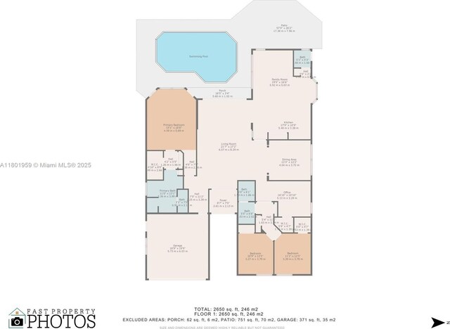 3230 SW 194th Ter, Miramar, FL 33029 - property floor plan