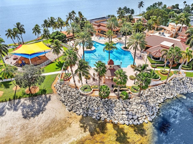 3230 SW 194th Ter, Miramar, FL 33029 - bird's eye view of a pool