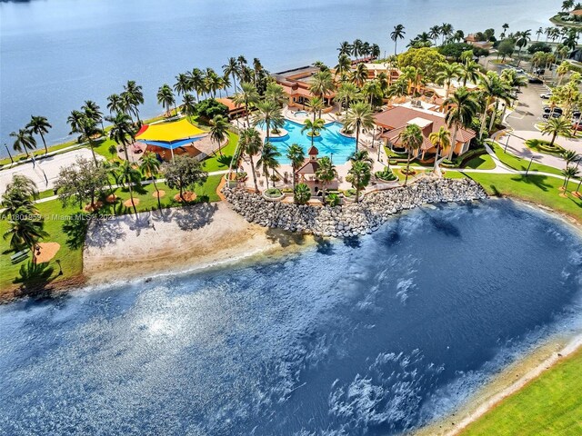 3230 SW 194th Ter, Miramar, FL 33029 - bird's eye view of a pool and a large body of water