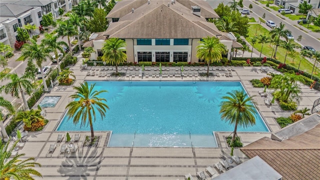 view of community pool