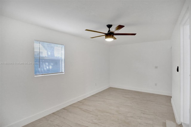 242 SW 9th St, Dania Beach, FL 33004 - empty room featuring ceiling fan and baseboards