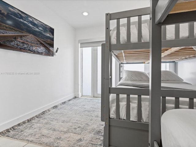6820 SW 9th St, Pembroke Pines, FL 33023 - bedroom featuring baseboards, recessed lighting, carpet, and multiple windows