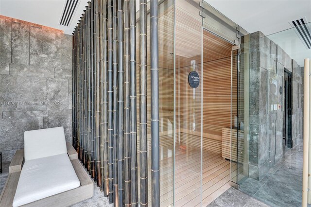 650 NE 32nd St Unit 4405, Miami, FL 33137 - bathroom featuring tile walls
