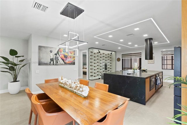 1504 Passion Vine Cir Unit 23-4, Weston, FL 33326 - dining space with recessed lighting and baseboards