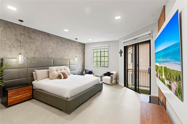 1504 Passion Vine Cir Unit 23-4, Weston, FL 33326 - bedroom with access to outside and recessed lighting