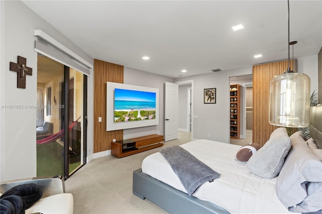1504 Passion Vine Cir Unit 23-4, Weston, FL 33326 - bedroom with recessed lighting and baseboards