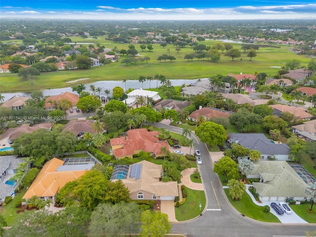 1708 NW 126th Dr, Coral Springs, FL 33071 - aerial perspective of suburban area with a large body of water and a local golf course