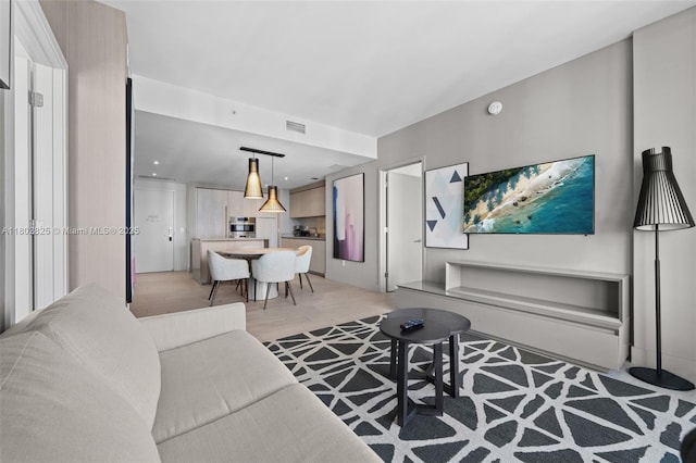 4010 S Ocean Dr Unit T3607, Hollywood, FL 33019 - living area with light wood-type flooring