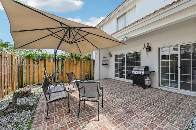 7377 SW 162nd Path, Miami, FL 33193 - view of patio with grilling area