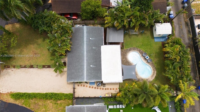 1112 N 31st Ave, Hollywood, FL 33021 - aerial view of a pool