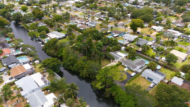 1112 N 31st Ave, Hollywood, FL 33021 - aerial overview of property's location featuring a large body of water and nearby suburban area