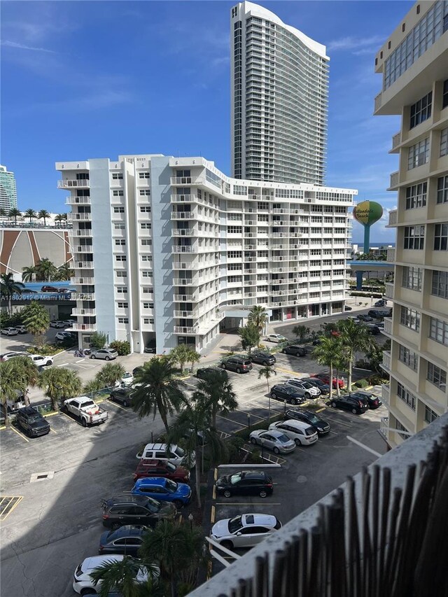 1817 S Ocean Dr Unit 718, Hallandale Beach, FL 33009 - view of apartment building / complex with uncovered parking and a view of city