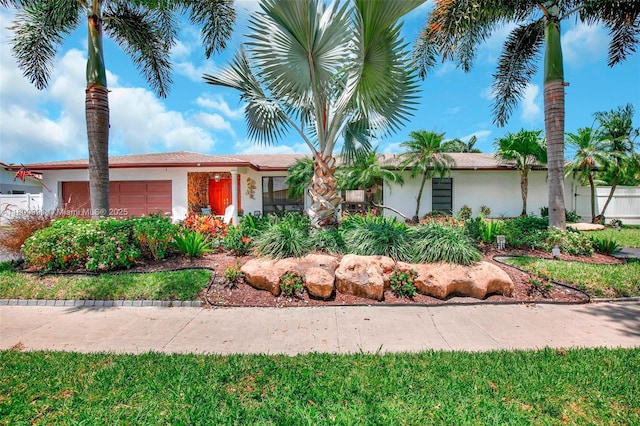 6001 SW 18th St, Plantation, FL 33317 - single story home featuring an attached garage and stucco siding