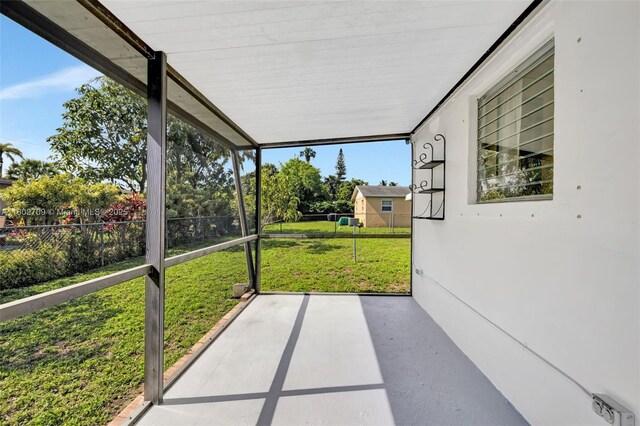 1920 SW 65th Ter, North Lauderdale, FL 33068 - view of unfurnished sunroom