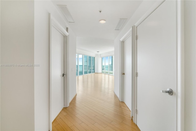 60 SW 13th St Unit 2100, Miami, FL 33130 - hallway featuring light wood-type flooring