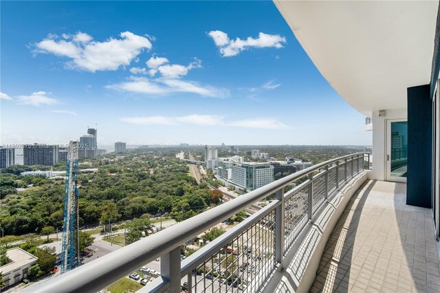 60 SW 13th St Unit 2100, Miami, FL 33130 - balcony with a city view