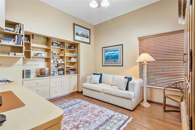 5425 NW 86th Ter, Coral Springs, FL 33067 - sitting room with light wood-type flooring and baseboards